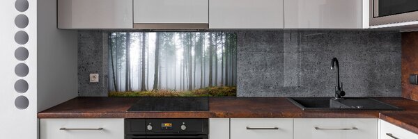 Dekorační panel sklo Mlha v lese pksh-74026356