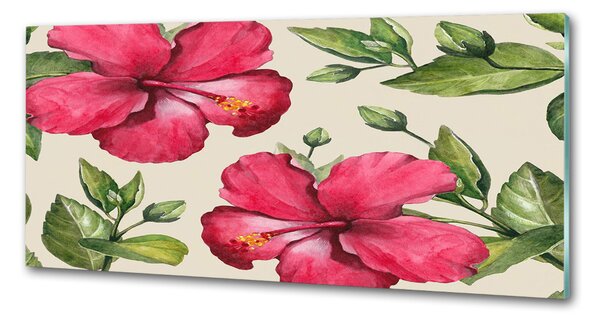 Panel do kuchyně Růžový hibiskus pksh-74431005