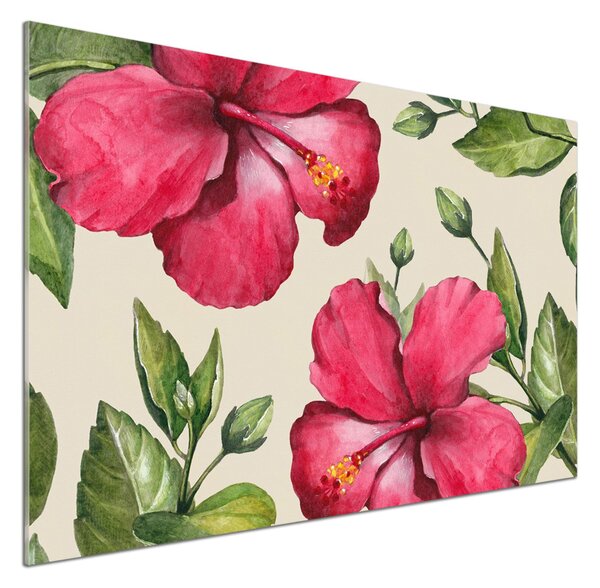 Panel do kuchyně Růžový hibiskus pksh-74431005