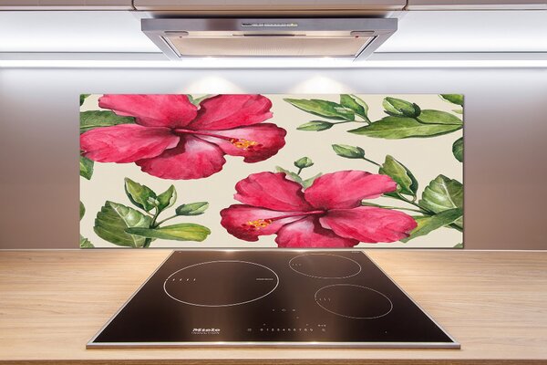 Panel do kuchyně Růžový hibiskus pksh-74431005