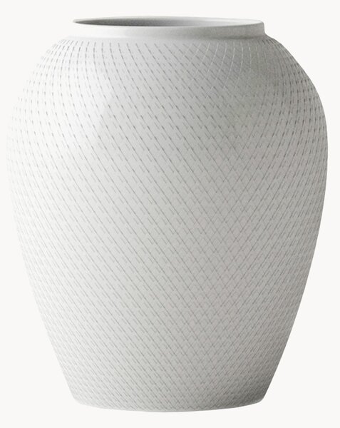 Ruěn vyrobená porcelánová váza Rhombe