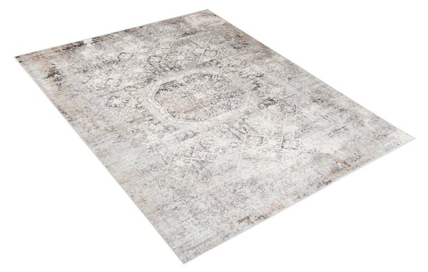 Makro Abra Kusový koberec VALLEY D150A Klasický světle šedý krémový Rozměr: 80x150 cm