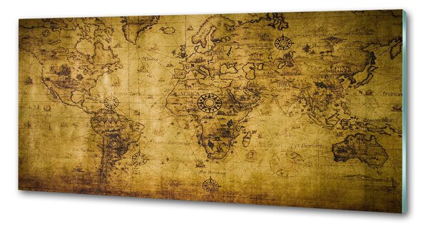 Panel do kuchyně Stará mapa světa pksh-74813931