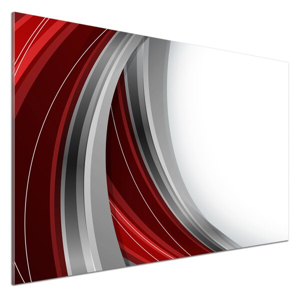 Skleněný panel do kuchynské linky Vlny pozadí pksh-74979760