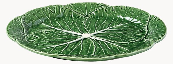 Oválný servírovací talíř Cabbage, ručně malovaná