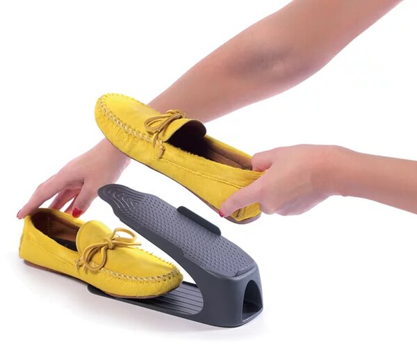 Prosperplast Organizér na boty Spacyshoes velikosti 30-38 antracitový