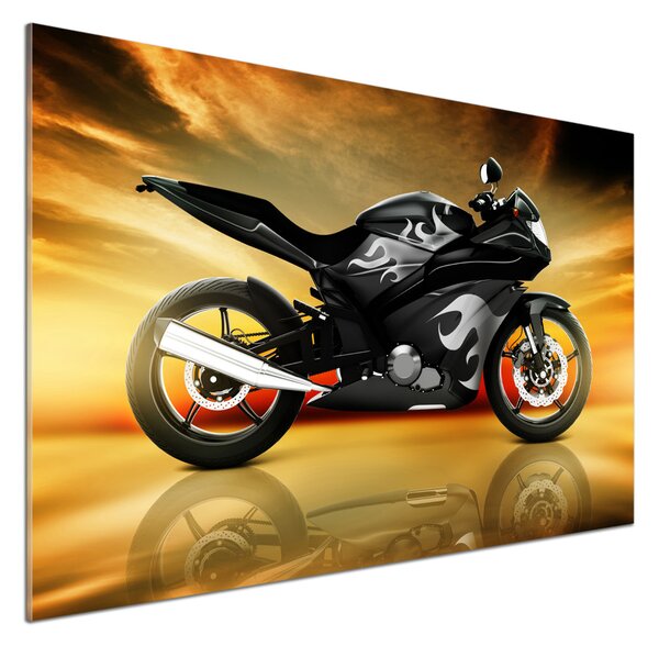 Skleněný panel do kuchynské linky Motorka pksh-75780706