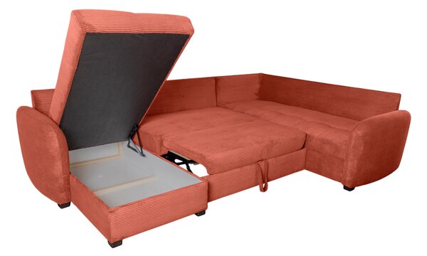 SEDACÍ SOUPRAVA, textil, oranžová P & B - Sedací soupravy, Online Only