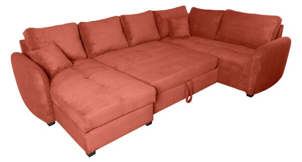 SEDACÍ SOUPRAVA, textil, oranžová P & B - Sedací soupravy, Online Only