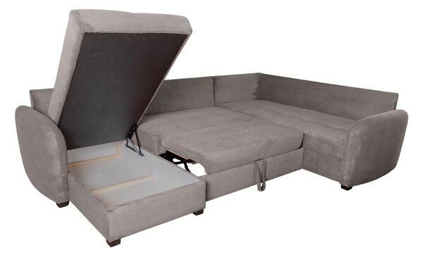 SEDACÍ SOUPRAVA, textil, tmavě šedá P & B - Sedací soupravy, Online Only