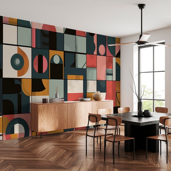 Fototapety Bahaus styl, Fototapety abstraktní, w01075 : uwalls.cz