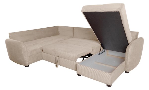 SEDACÍ SOUPRAVA, textil, světle hnědá P & B - Sedací soupravy, Online Only