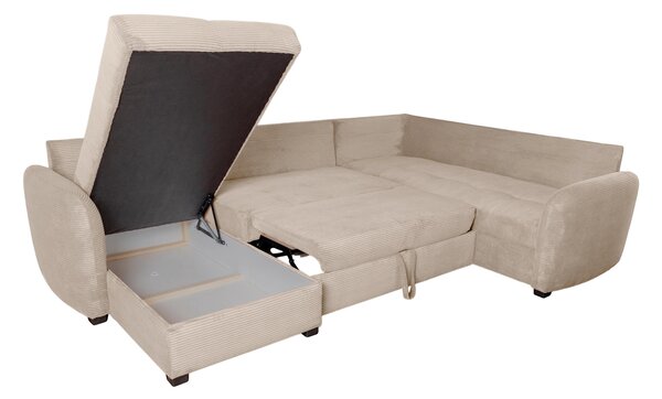 SEDACÍ SOUPRAVA, textil, světle hnědá P & B - Sedací soupravy, Online Only