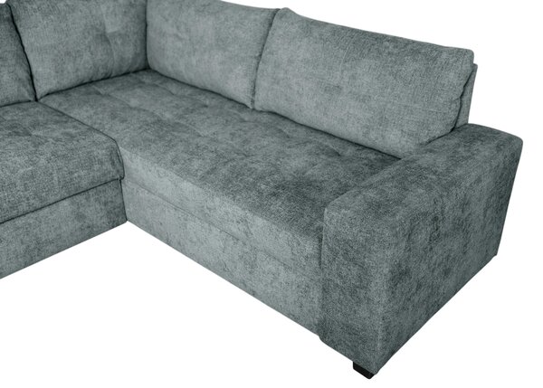 SEDACÍ SOUPRAVA, textil, tmavě šedá P & B - Sedací soupravy, Online Only