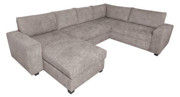 SEDACÍ SOUPRAVA, textil, šedohnědá P & B - Sedací soupravy, Online Only