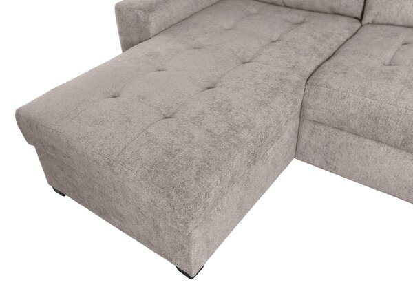 SEDACÍ SOUPRAVA, textil, šedohnědá P & B - Sedací soupravy, Online Only