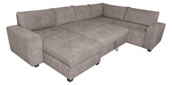 SEDACÍ SOUPRAVA, textil, šedohnědá P & B - Sedací soupravy, Online Only