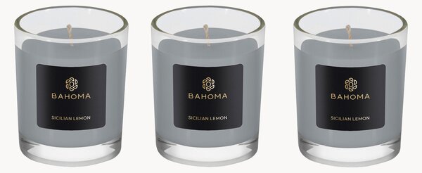 Sada cestovních svíček Ash Sicilian Lemon, 3 díly