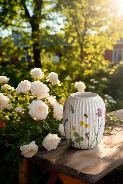 Kähler Design Váza Hammershøi Summer Wild Flowers - 21 cm KD539