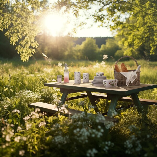 Kähler Design Porcelánová miska Hammershøi Summer - Wild Flowers KD545