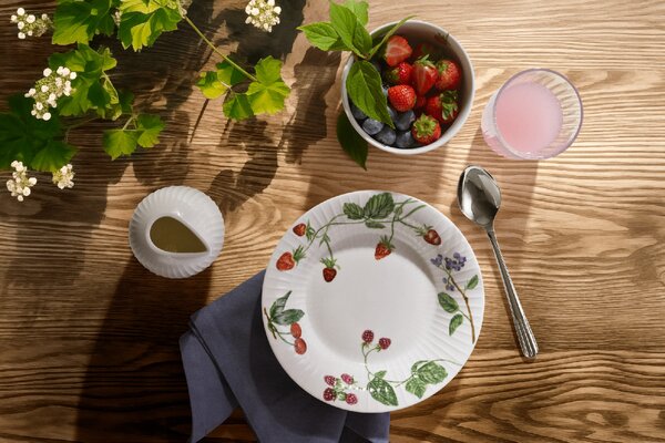 Kähler Design Polévkový talíř Hammershøi Summer - Berries KD543