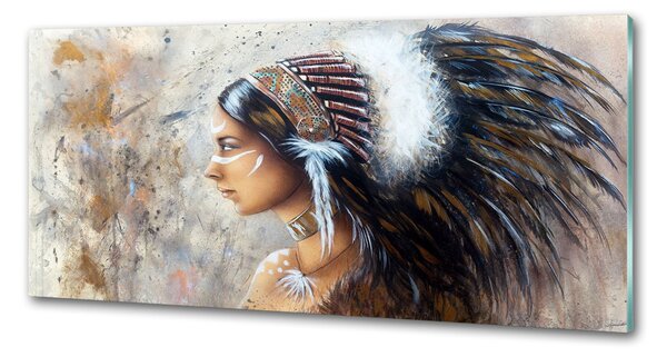 Skleněný panel do kuchynské linky Indiánka pksh-76650500