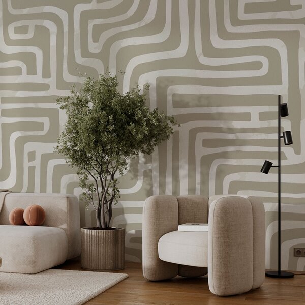 Fototapety Stylový moderní labyrint, Fototapety moderní, w08299 : uwalls.cz