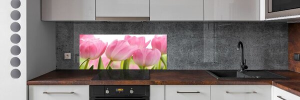 Panel do kuchyně Růžové tulipány pksh-76775867