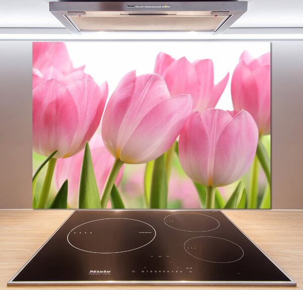 Panel do kuchyně Růžové tulipány pksh-76775867