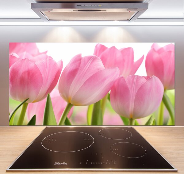 Panel do kuchyně Růžové tulipány pksh-76775867