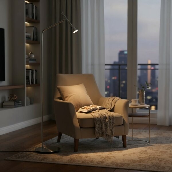 Ideal Lux - LED Stojací lampa DIESIS LED/4,5W/230V CRI 95 zlatá