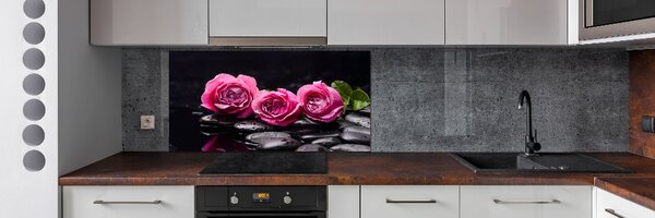 Dekorační panel sklo Růžové růže pksh-77048055