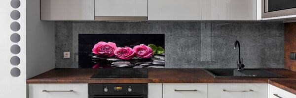 Dekorační panel sklo Růžové růže pksh-77048055