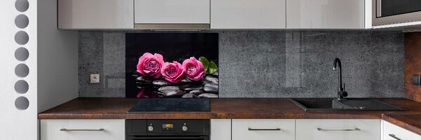 Dekorační panel sklo Růžové růže pksh-77048055