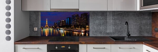 Dekorační panel sklo Noční Paříž pksh-76924158
