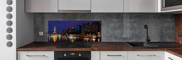 Dekorační panel sklo Noční Paříž pksh-76924158