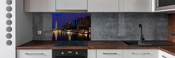 Dekorační panel sklo Noční Paříž pksh-76924158