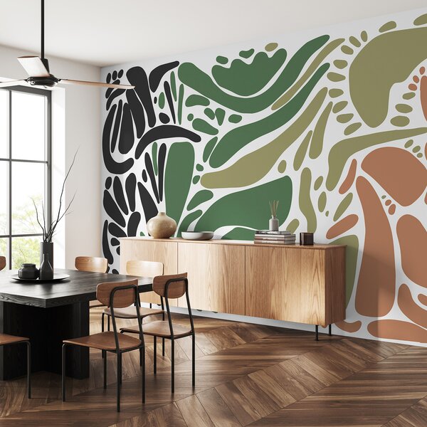 Fototapeta Barevný vzor různých tvarů, Designové fototapety na zeď, Populární fototapety, w01623v7 - Tapeko.co.cz