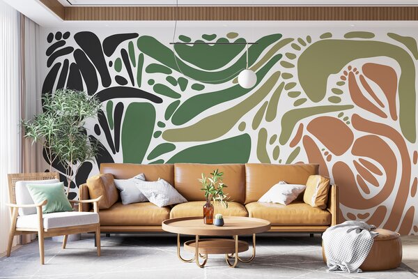 Fototapeta Barevný vzor různých tvarů, Designové fototapety na zeď, Populární fototapety, w01623v7 - Tapeko.co.cz
