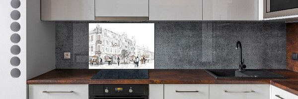 Dekorační panel sklo Staré město pksh-77255589