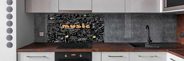 Panel do kuchyně Hudební symboly pksh-77406264