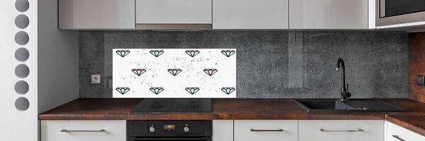 Skleněný panel do kuchynské linky Diamanty pksh-77866968