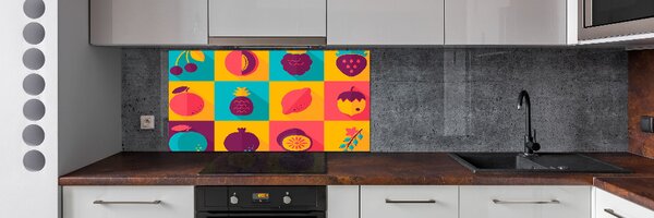 Dekorační panel sklo Ikony ovoců pksh-77941418