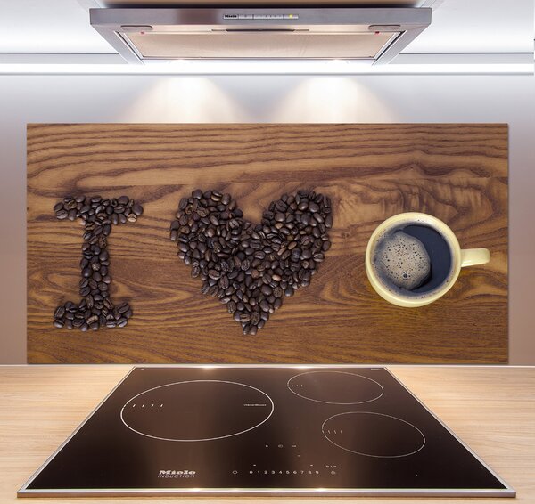 Panel do kuchyně I love coffee pksh-77959607