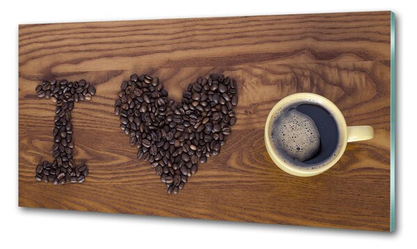 Panel do kuchyně I love coffee pksh-77959607
