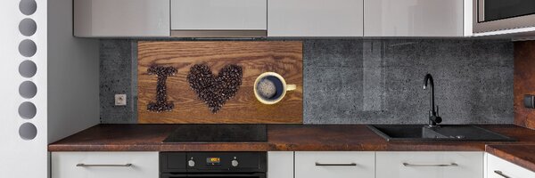 Panel do kuchyně I love coffee pksh-77959607