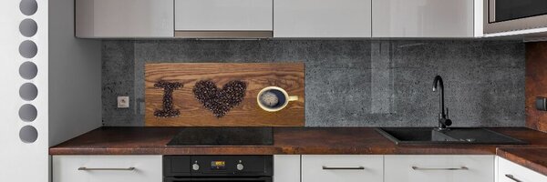 Panel do kuchyně I love coffee pksh-77959607