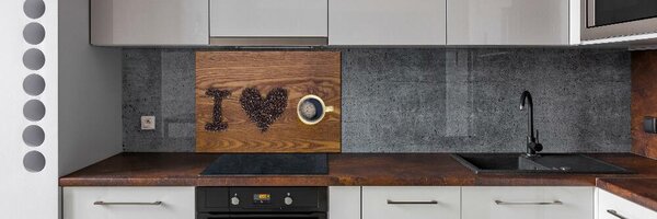 Panel do kuchyně I love coffee pksh-77959607