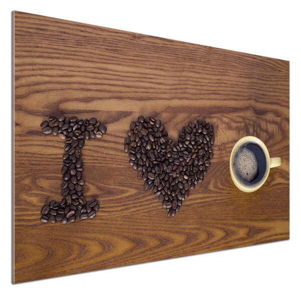 Panel do kuchyně I love coffee pksh-77959607
