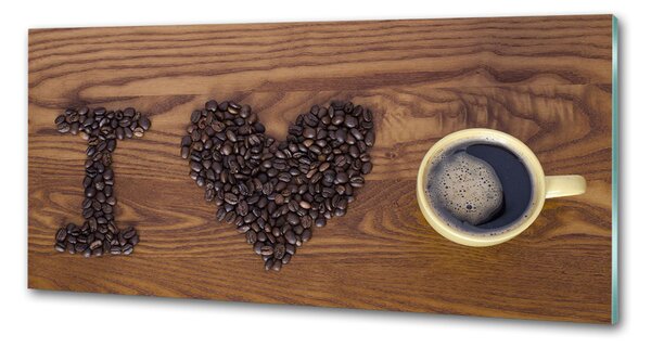 Panel do kuchyně I love coffee pksh-77959607